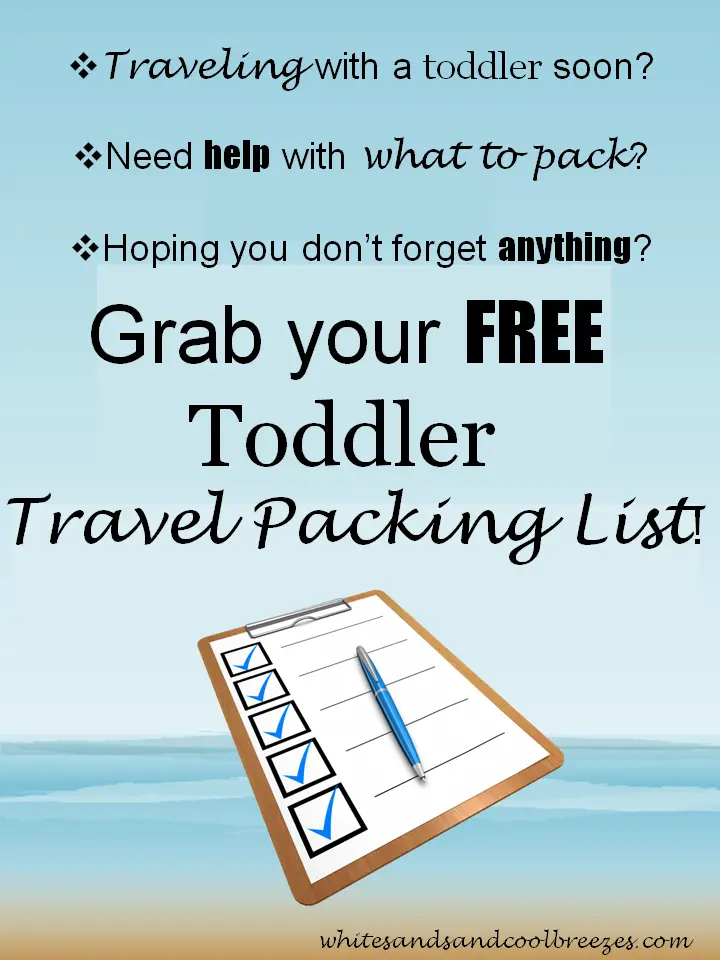 Traveling with a toddler soon? Anxious about all that will be involved with the trip? Whether you'll be flying, driving, cruising, let's talk about just how easy traveling with your toddler can be, especially if you have a FREE toddler travel checklist! FREE Printable! #toddler #travel #familytravel